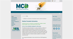 Desktop Screenshot of medical-cannabis-declaration.org