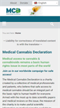 Mobile Screenshot of medical-cannabis-declaration.org